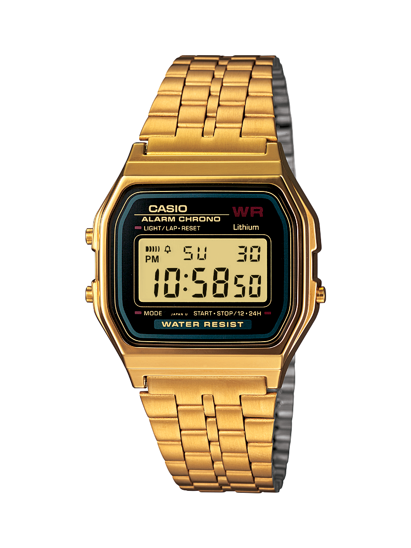 Casio Vintage Digital Watch - Gold & Black