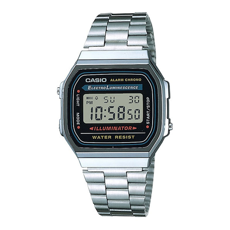 Casio Vintage Digital Watch - Steel & Black