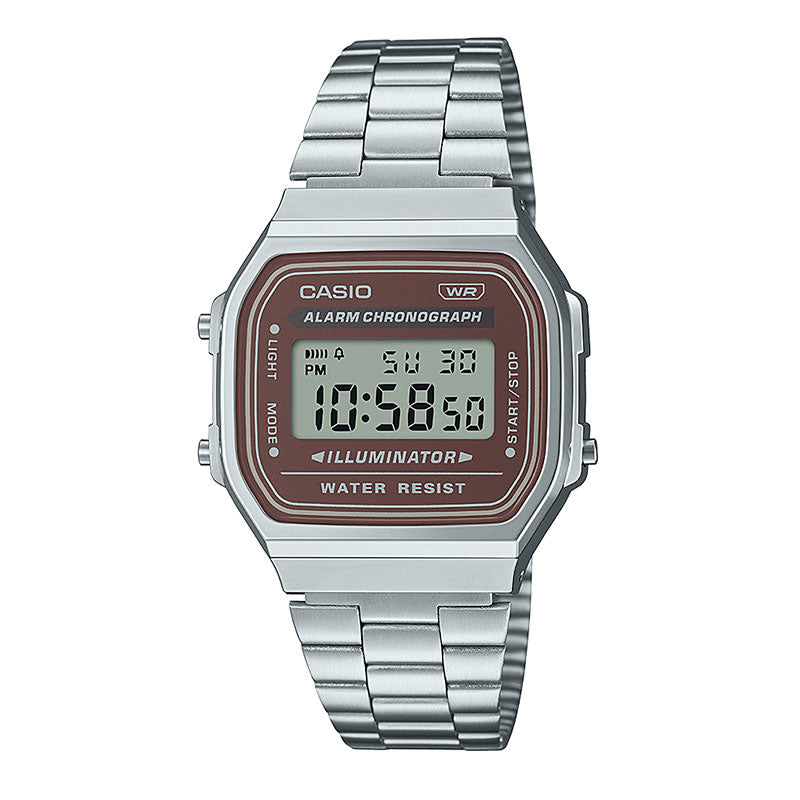 Casio Vintage Digital Watch - Burgundy