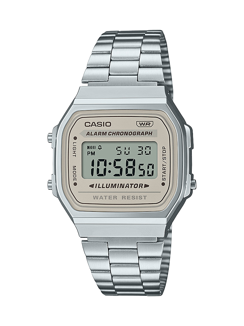 Casio Vintage Digital Watch - Light Beige