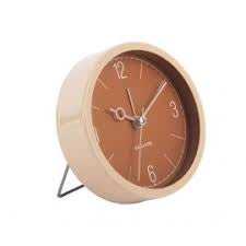 Karlsson Monocle Carmel Brown Alarm Clock