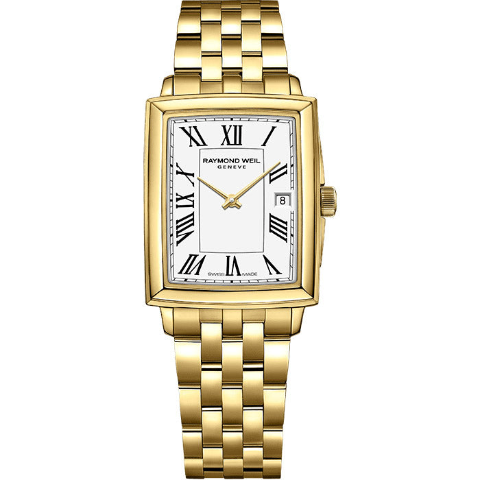 Raymond Weil Toccata Ladies Gold Quartz Watch, 22.6 x 28.1 mm Yellow Gold PVD plating