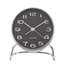 Karlsson Alarm Clock Classical Black