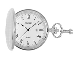 Olympic Pocket Watch - Steel