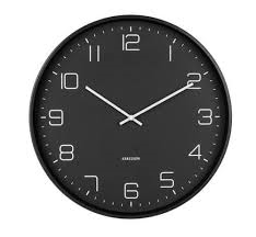 Karlsson Lofty Black Wall Clock