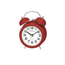 Rhythm Red Bell Alarm Clock