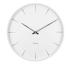 Karlsson White Lure Wall Clock