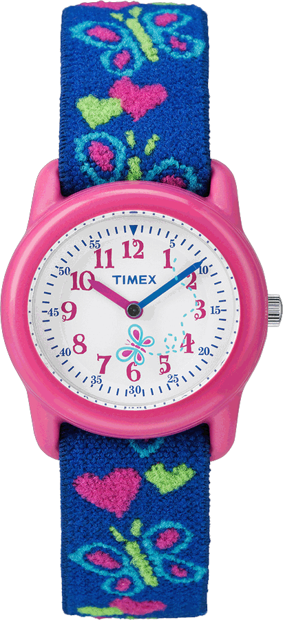 Kids Analog 29mm Elastic Fabric Strap Watch T89001