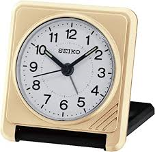 Seiko Gold Travel Alarm Clock